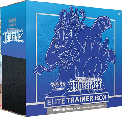 Pokemon SWSH05: Battle Styles Battle Styles Elite Trainer Box [Rapid Strike Urshifu] (Blue)