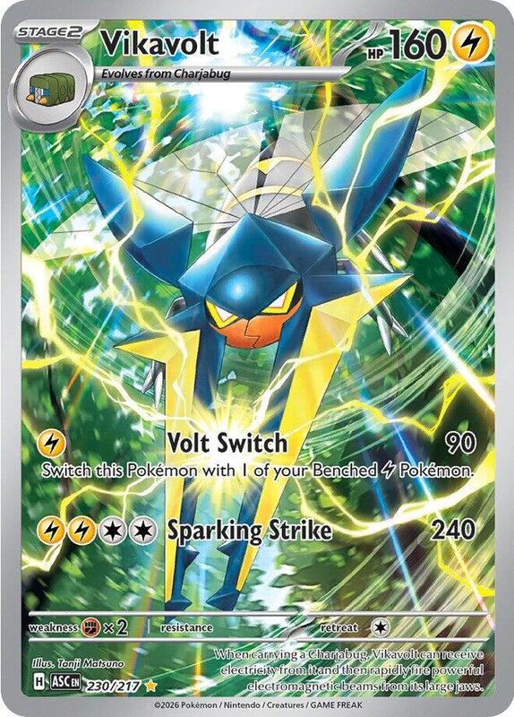 Pokemon Ascended Heroes Vikavolt #230