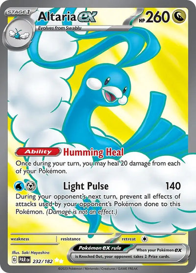 Pokemon Paradox Rift Altaria ex #232