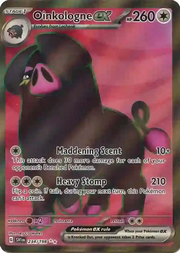 Pokemon Scarlet & Violet Base Oinkologne ex #234