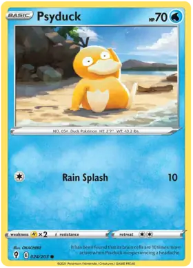 Pokemon Evolving Skies Psyduck #024