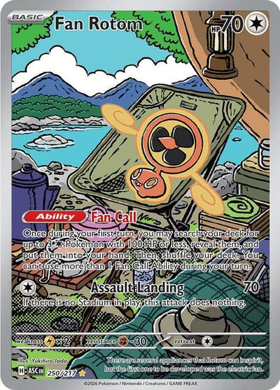 Pokemon Ascended Heroes Fan Rotom #250