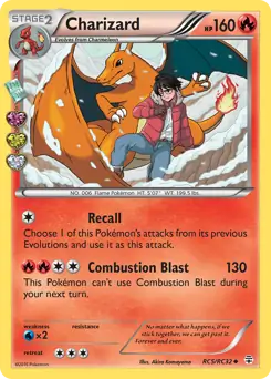 Pokemon Generations Radiant Collection Charizard #RC5