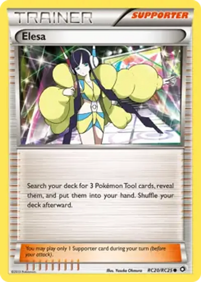 Pokemon Legendary Treasures Radiant Collection Elesa #RC20