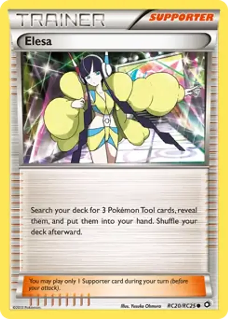 Pokemon Legendary Treasures Radiant Collection Elesa #RC20