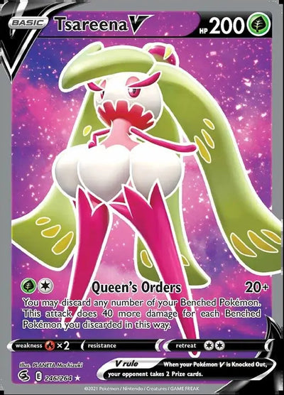 Pokemon Fusion Strike Tsareena V #246