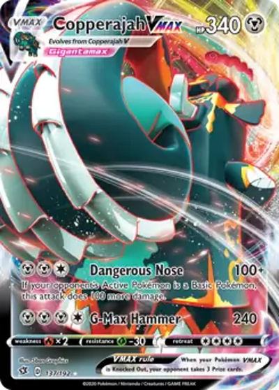Pokemon Rebel Clash Copperajah VMAX #137