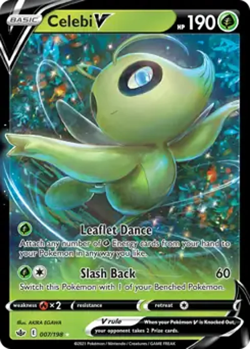 Pokemon Chilling Reign Celebi V #007