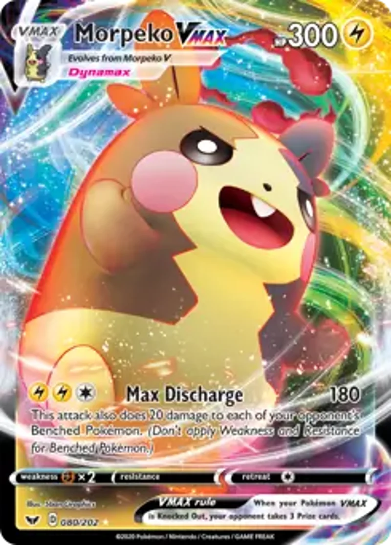 Pokemon Sword & Shield Morpeko VMAX #080