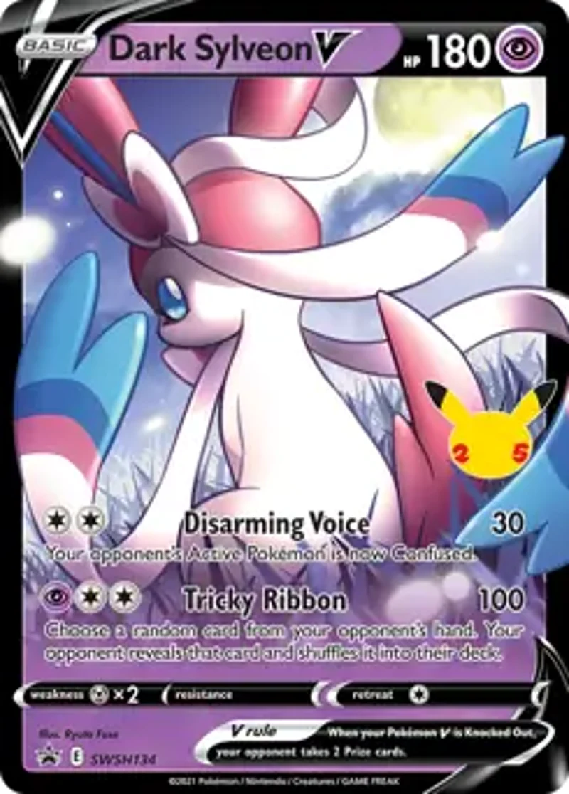 Pokemon Sword & Shield Promo Dark Sylveon V #SWSH134