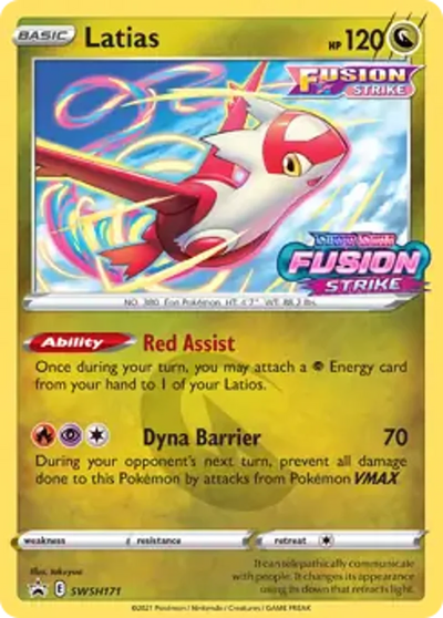 Pokemon Sword & Shield Promo Latias #SWSH171