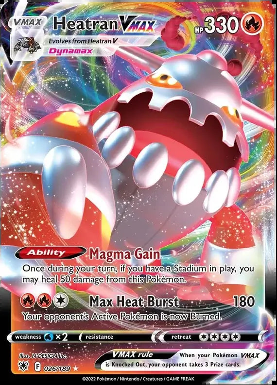 Pokemon Astral Radiance Heatran VMAX #026