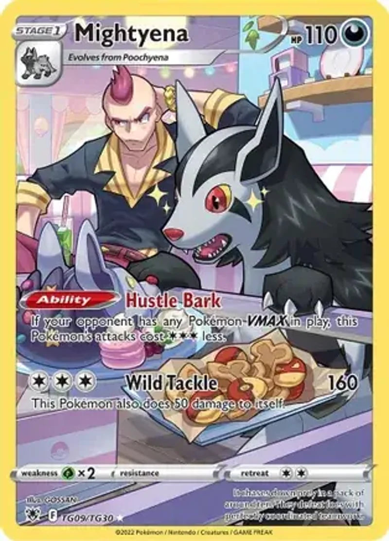 Pokemon Astral Radiance Mightyena #TG09