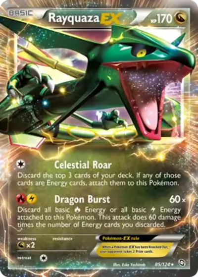 Pokemon Dragons Exalted Rayquaza EX #85