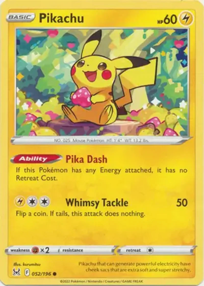 Pokemon Lost Origin Pikachu #052