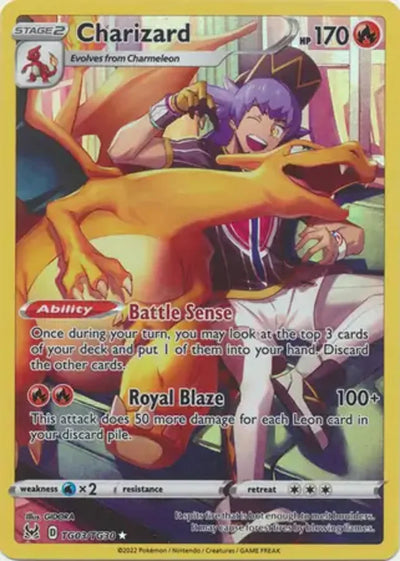 Pokemon Lost Origin Charizard #TG03