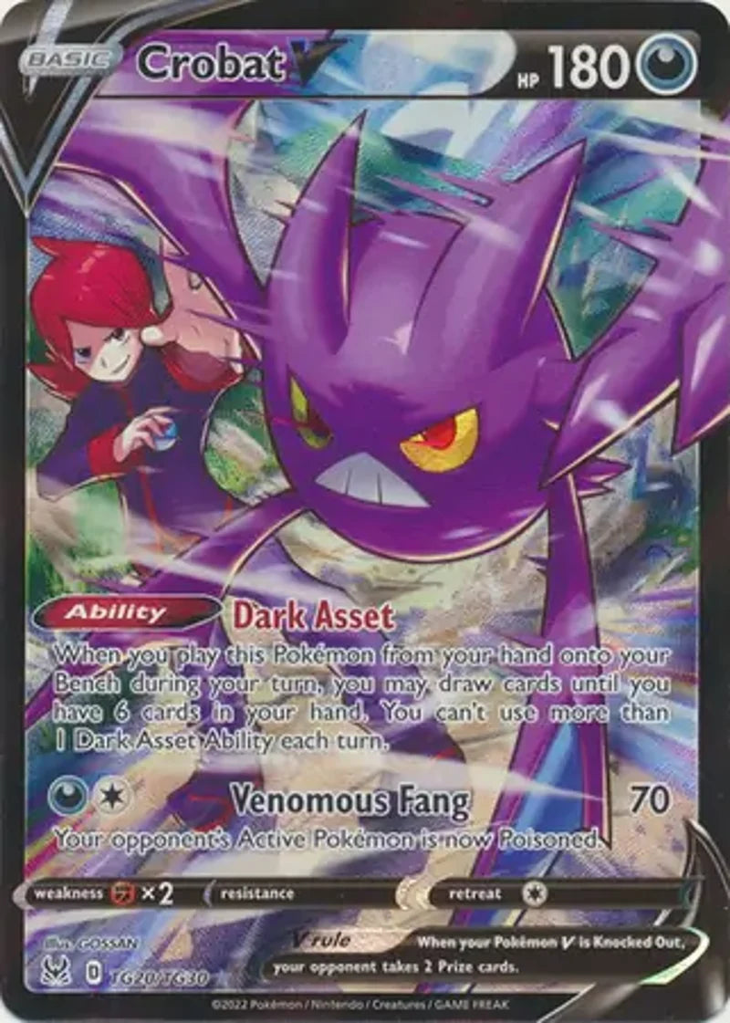 Pokemon Lost Origin Crobat V #TG20