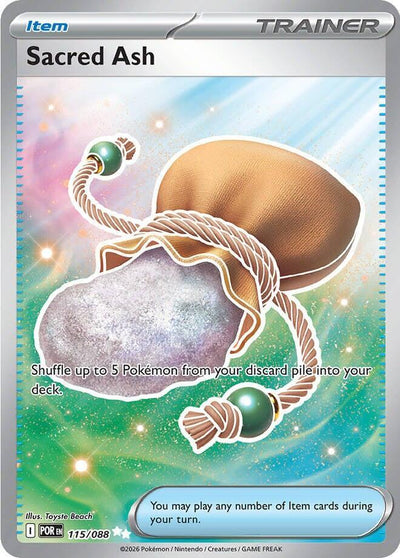 Pokemon Perfect Order Sacred Ash #115
