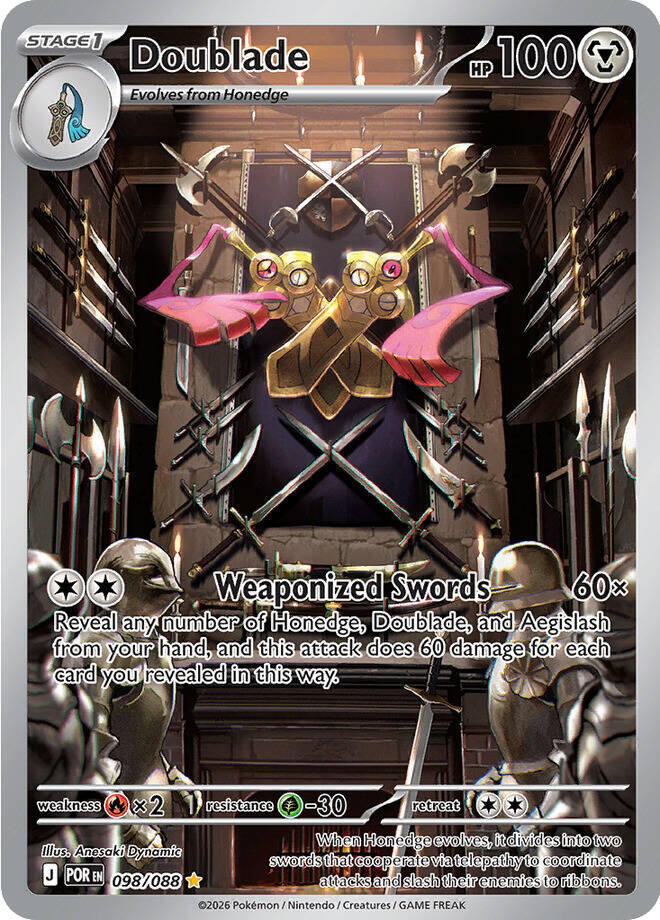Pokemon Perfect Order Doublade #098