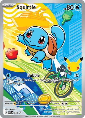 Pokemon Mega Evolution Promos Squirtle #039