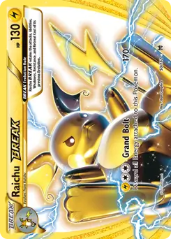 Pokemon BREAKthrough Raichu BREAK #50