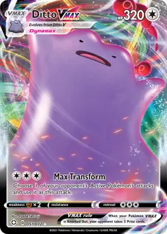 Pokemon Shining Fates Ditto VMAX #051