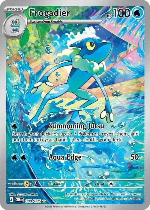 Pokemon Chaos Rising Frogadier #089