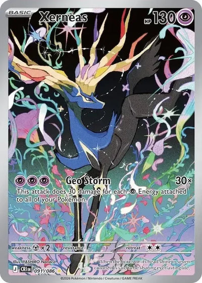 Pokemon Chaos Rising Xerneas #091