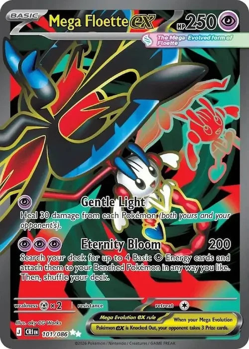 Pokemon Chaos Rising Mega Floette #101