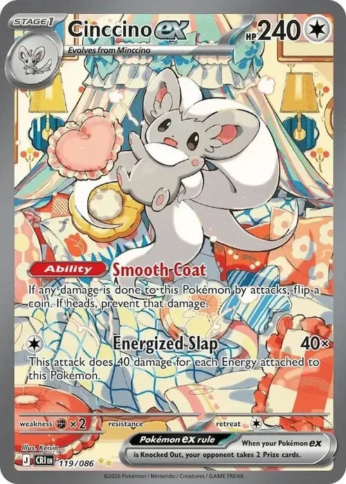 Pokemon Chaos Rising Cinccino #119