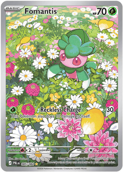 Pokemon Pitch Black Fomantis #085