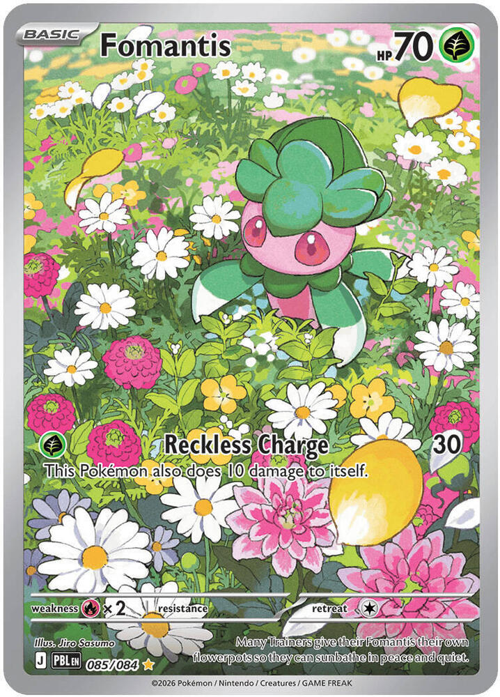 Pokemon Pitch Black Fomantis #085