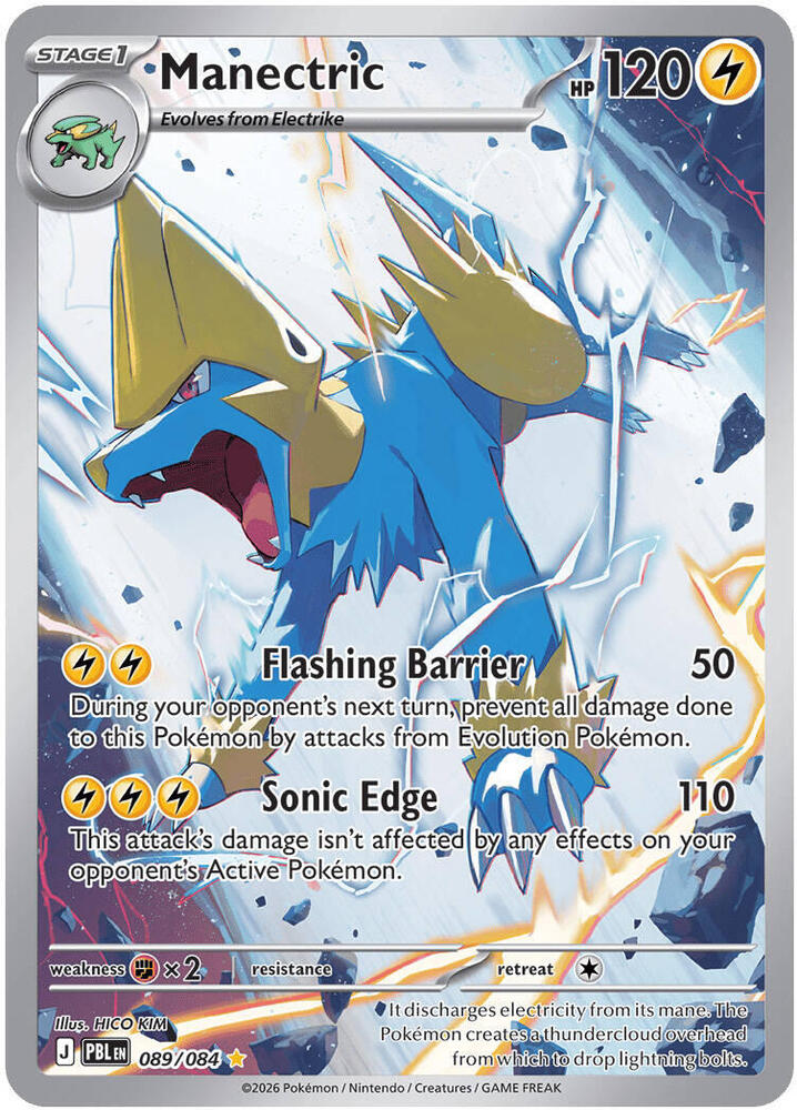 Pokemon Pitch Black Manectric #089