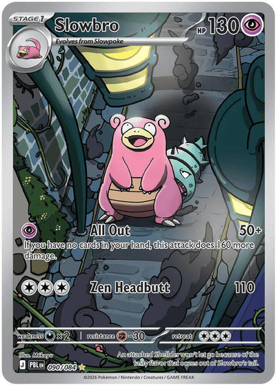 Pokemon Pitch Black Slowbro #090