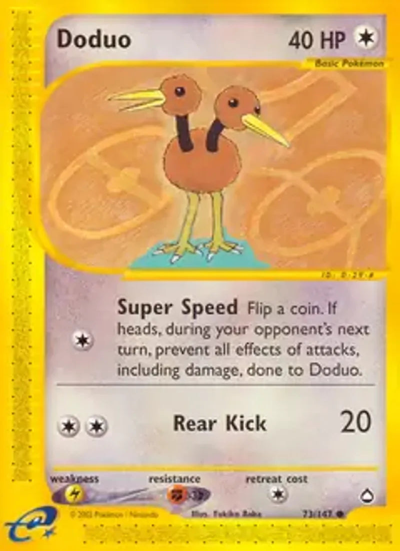 Pokemon Aquapolis Doduo #73