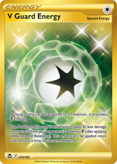 Pokemon Silver Tempest V Guard Energy #215
