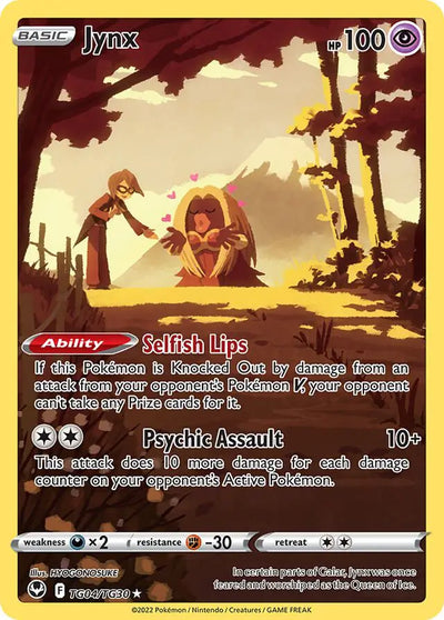 Pokemon Silver Tempest Jynx #TG04