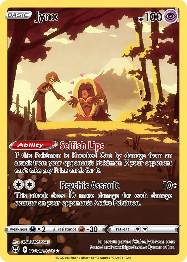 Pokemon Silver Tempest Jynx #TG04