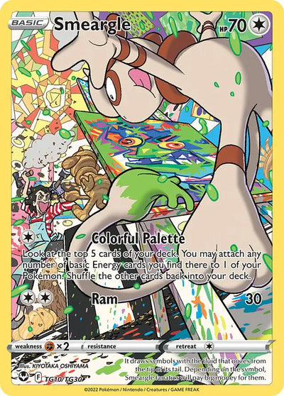 Pokemon Silver Tempest Smeargle #TG10