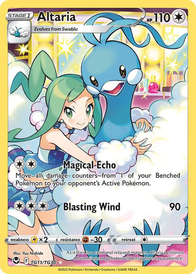 Pokemon Silver Tempest Altaria #TG11