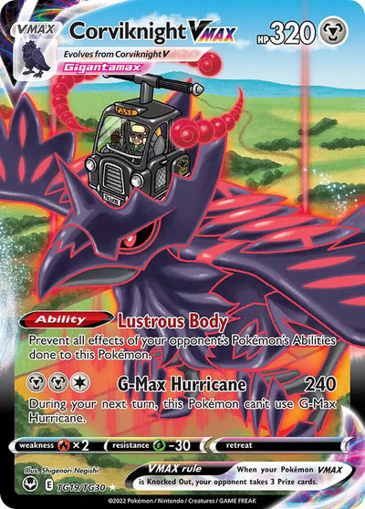 Pokemon Silver Tempest Corviknight VMAX #TG19