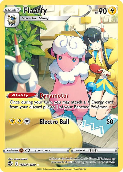 Pokemon Silver Tempest Flaaffy #TG03