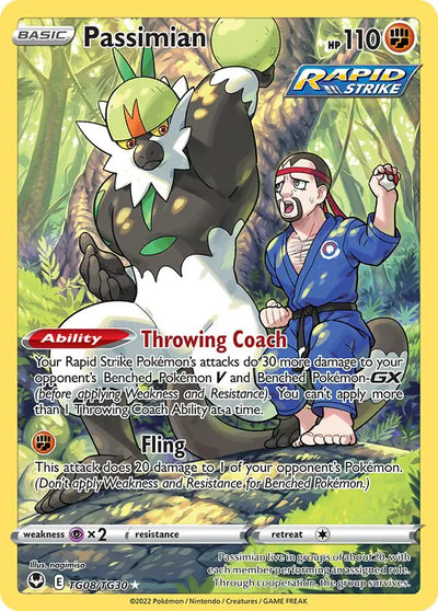 Pokemon Silver Tempest Passimian #TG08