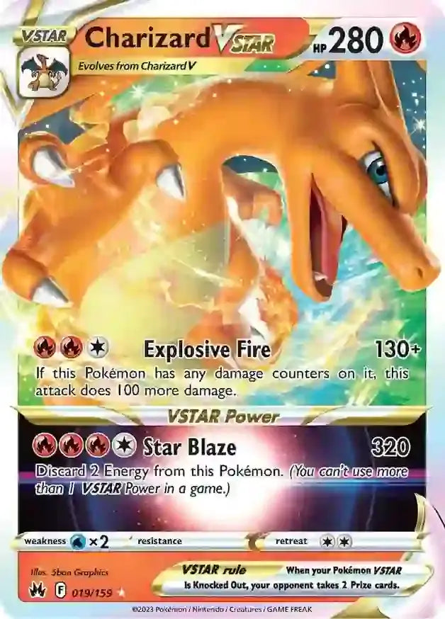 Pokemon Crown Zenith Charizard VSTAR #019