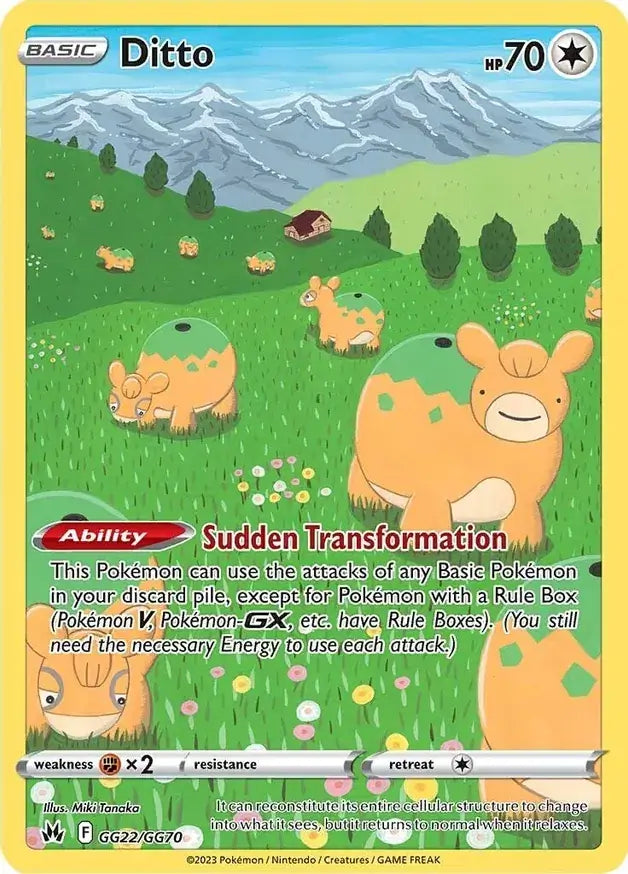 Pokemon Crown Zenith Ditto #GG22