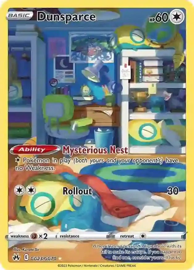 Pokemon Crown Zenith Dunsparce #GG23