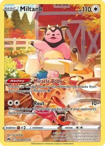 Pokemon Crown Zenith Miltank #GG24