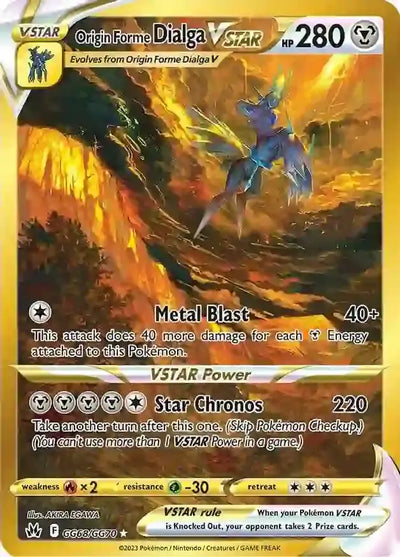 Pokemon Crown Zenith Origin Forme Dialga VSTAR #GG68