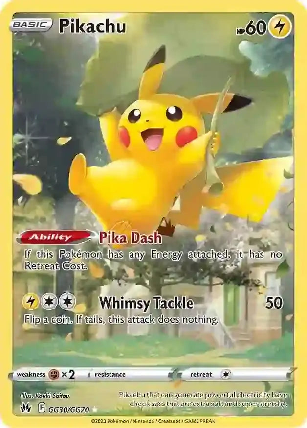 Pokemon Crown Zenith Pikachu #GG30