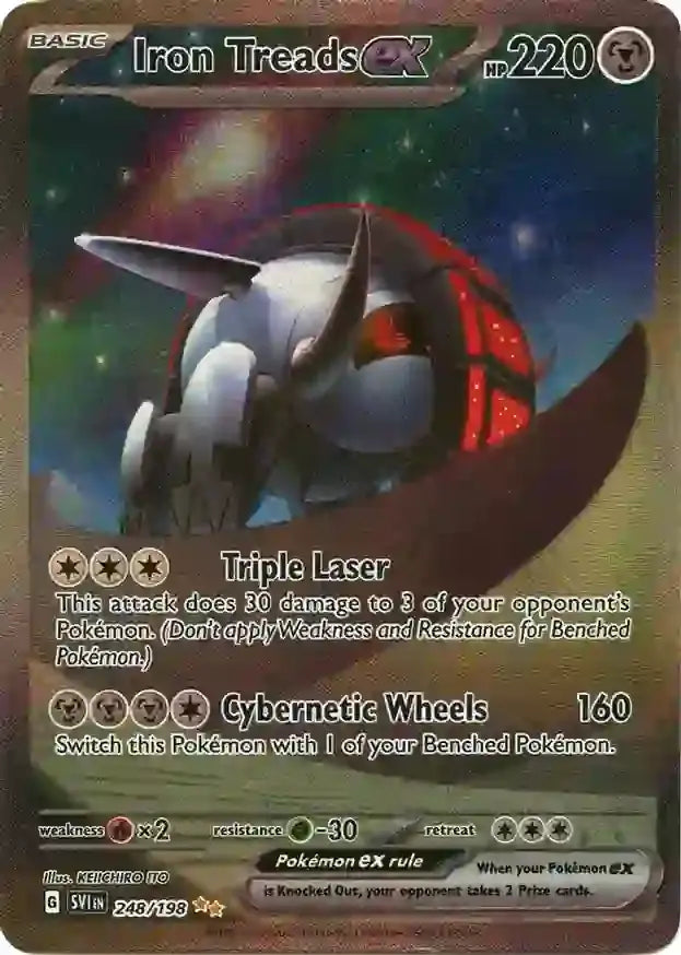 Pokemon Scarlet & Violet Base Iron Treads ex #248